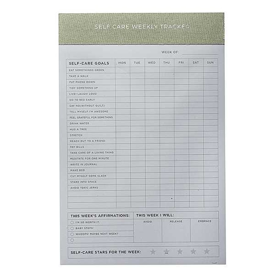 Clearance Note Pad Self Care