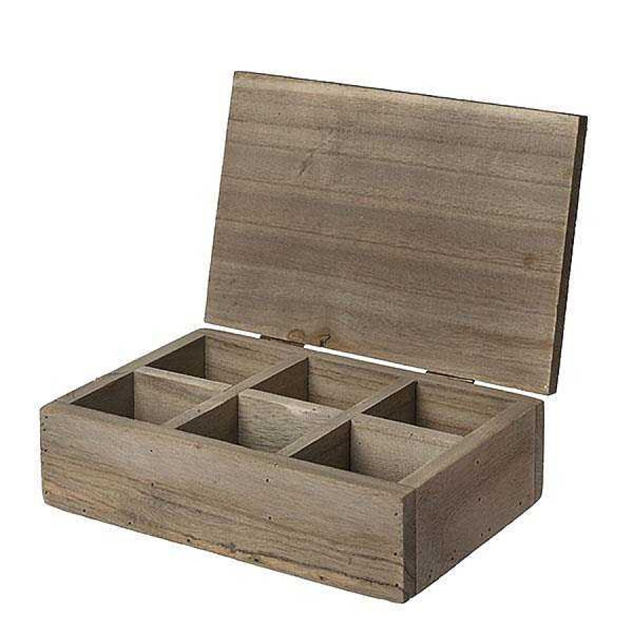 Online Caja Para T Madera Reciclada