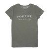 Clearance Camiseta Mujer Positive Thinking Talla L