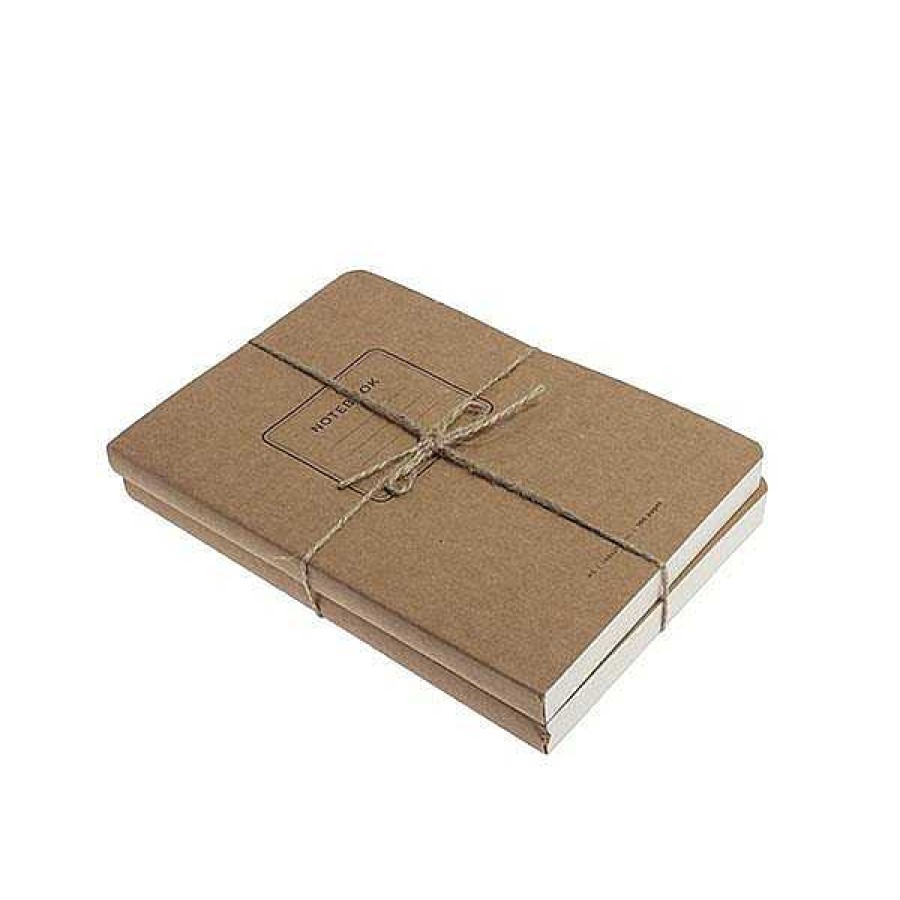 Wholesale Pack 2 Libretas Papel Reciclado Y Kraft