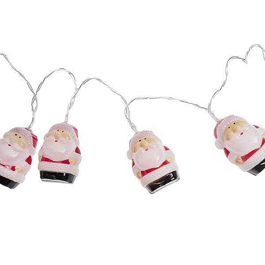 Wholesale Guirnalda 10 Papa Noel Led