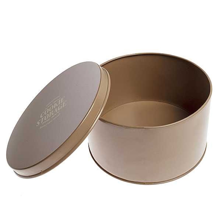 Best Caja Metal Con Tapa Beige