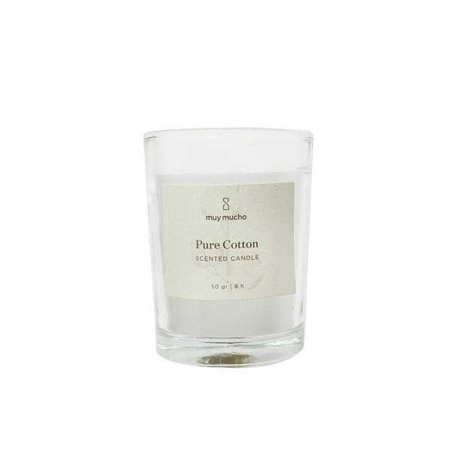 Online Vaso Vela Redonda White Lily