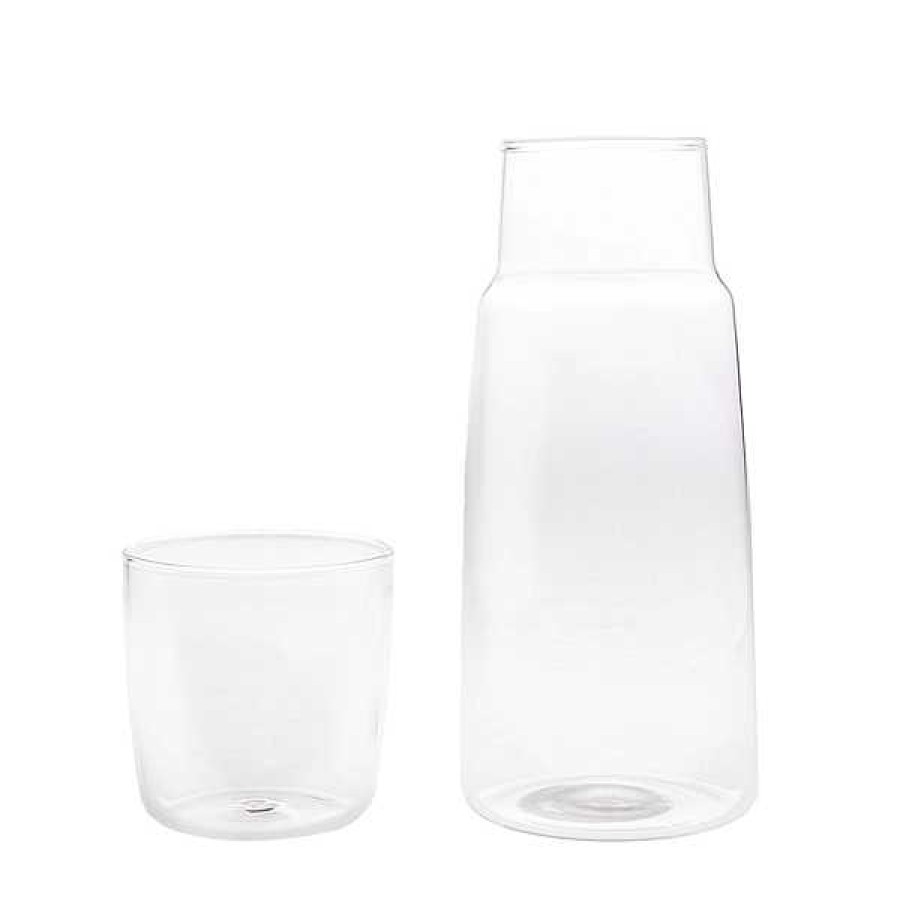 Wholesale Jarra De Cristal Con Vaso 6,6 9,6 20,7Cm 1000Ml